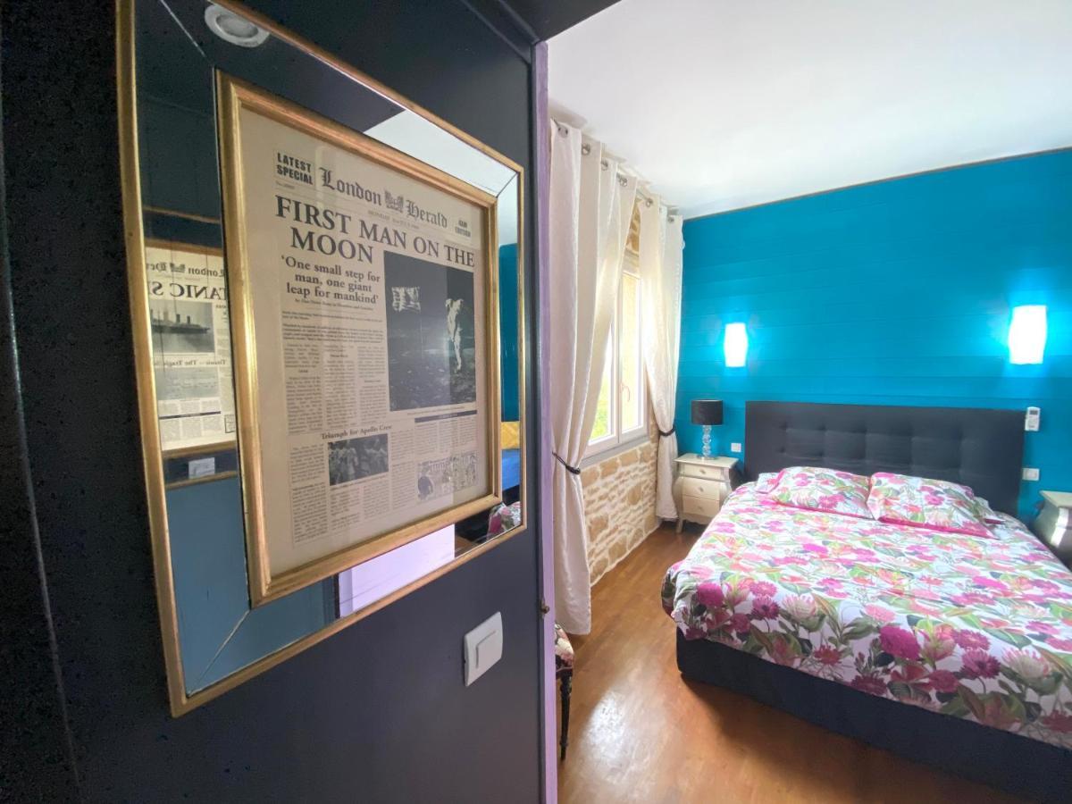 O Clair De Lune Au Coeur De Sarlat - Chambres Climatisees - Parking Prive - Piscine Chauffee - Spa Et Massages 外观 照片